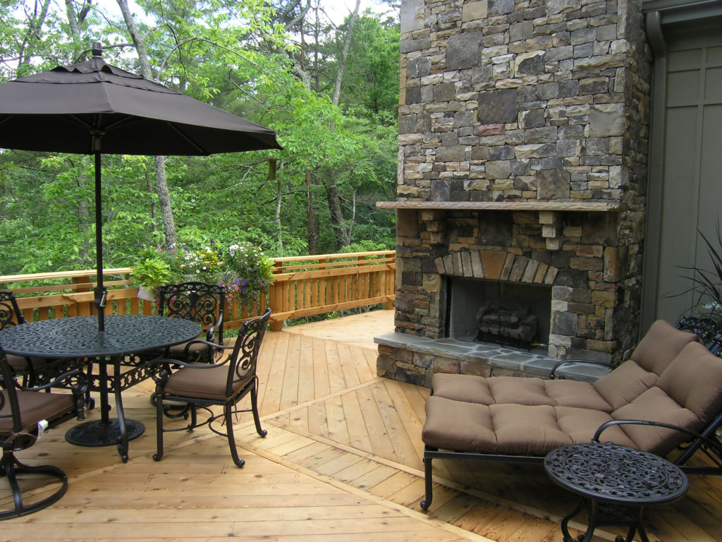 Adding built-in features to a deck can raise the price. 