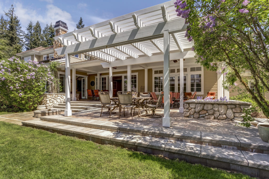 Pergola vs gazebo wins in letting sunlight onto your patio.