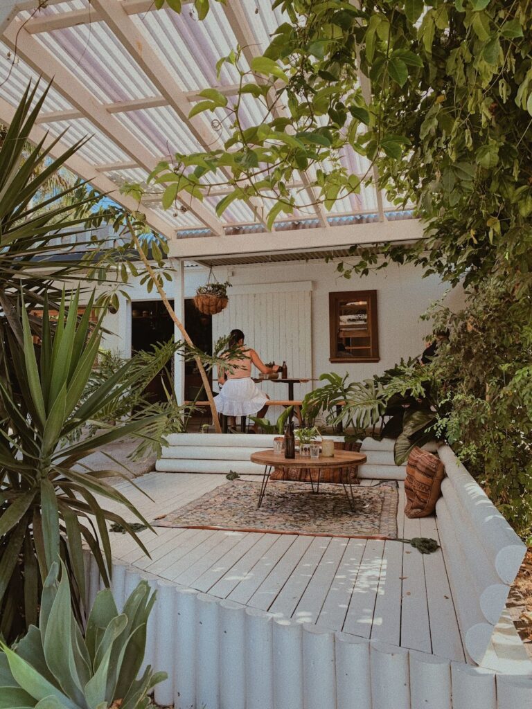 pergola providing shade