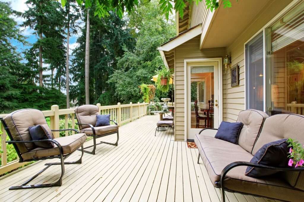 walkout basement deck ideas