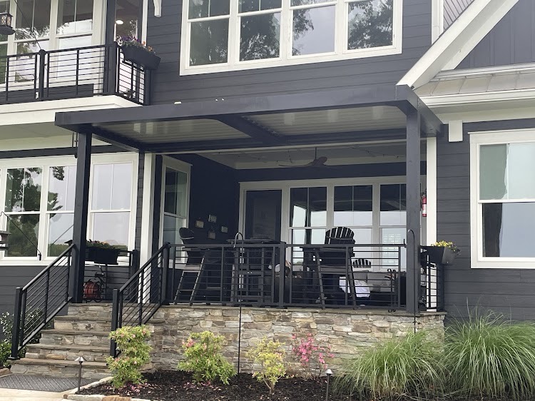 Retaining Walls on front porch