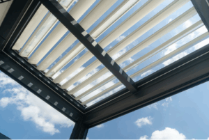 louvered pergola
