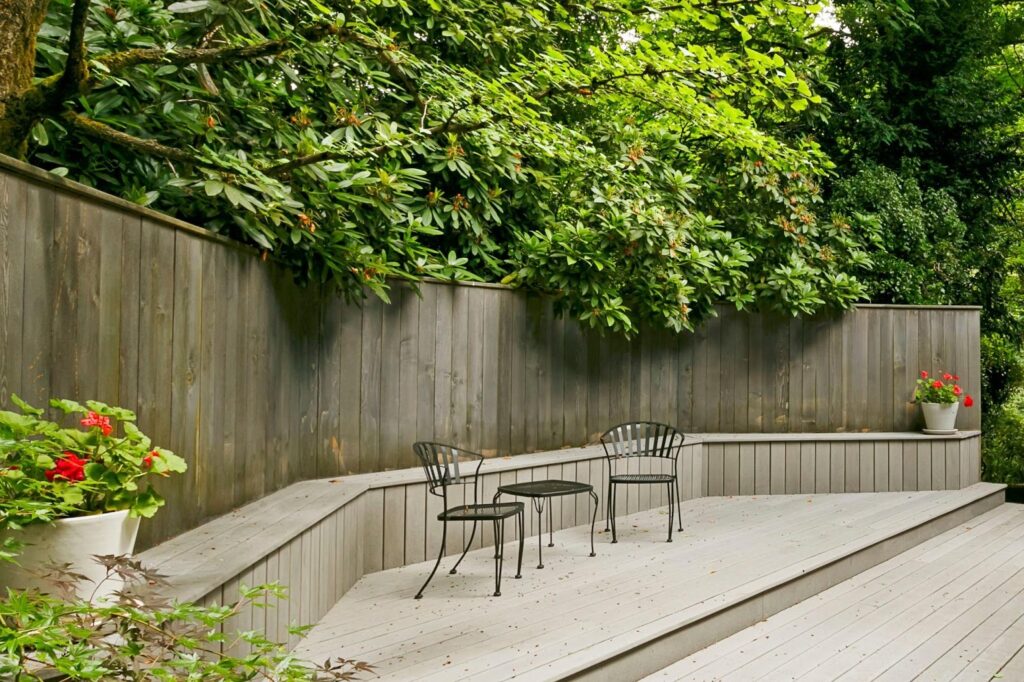 modern deck ideas green